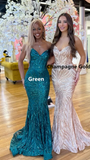 Niulatu Mermaid Sequins Evening Dress Formal Prom Dress HZ1007