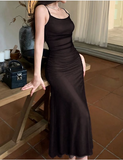 Niulatu Satin Tulle Spaghetti Straps Prom Dress Evening Dress HZ1007