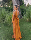 Niulatu One Shoulder Prom Dress With Split Trendy Evening Dress HZ1007
