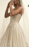 Modest Wedding Dress Ball Gown Strapless White Satin Long Wedding Dresses Brides Dress Bridal Gowns HZ1121
