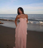 Modest A Line Sweetheart Pink 20th Birthday Dress Prom Dress 18th Birthday Outfits Holiday Outfit HZ1214