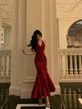 Sexy Mermaid Halter Red Sequin Sleeveless Prom Dresses Party Dress Summer Birthday Outfits 20th Birthday Dresses HZ1214