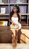 Cute Sheath Straps White Satin Short Summer Birthday Dresses Hoco Dress Mini 18th Birthday Outfit Cocktail Dresses HZ1214