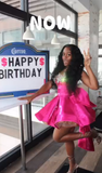 Elegant Ball Gown Strapless Black Girl Summer Birthday Dresses For Teens Pink Hoco Dress Mini 18th Birthday Outfit Cocktail Dresses HZ1214
