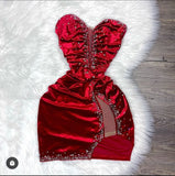 Cute Sheath Sweetheart Red Velvet Short Summer 18th Birthday Dresses Hoco Dress Mini 21st Birthday Outfit Cocktail Dresses HZ1214