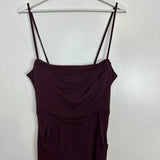 Classy Mermaid Spaghetti Straps Burgundy Long Prom Dresses Formal Gown Summer Wedding Guest Dress Wedding Outfits For Guest HZ1214