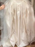 Vintage Wedding Dress Ball Gown Strapless Ivory Summer Long Wedding Dresses Bridal Gowns HZ1214