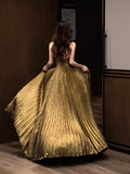 Modest A line Halter Slit Long Prom Gown Summer Wedding Guest Dress Bridal Guest Dresses Wedding Outfits For Guest HZ1214