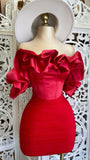 Pretty Sheath Off The Shoulder Short Red Sequin Formal 8th Grade Homecoming Dress Summer Middle School Hoco Dresses Birthday Outfits HZ1214