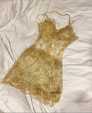 Cute A line Spaghetti Straps Short Gold Sequin Formal 8th Grade Homecoming Dress Summer Middle School Hoco Dresses Birthday Outfits HZ1214