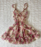 Vintage A line Spaghetti Straps Rose Pink Short Mini Formal 8th Grade Homecoming Dress Summer Middle School Hoco Dresses Birthday Outfits HZ1214