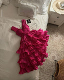 Vintage Ball Gown V Neck Formal 8th Grade Homecoming Dress Summer Middle School Hoco Dresses Birthday Outfits HZ1214