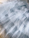 Pretty A line Scoop Light Sky Blue Summer 16th Birthday Dresses For Teens Hoco Dress Mini 18th Birthday Outfit Cocktail Dresses For Women HZ1214