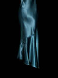 Vintage Mermaid Teal Blue Mother Of Bride Dress Satin Party Gown Knee Length For Summer Women Wedding HZ1214