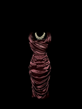 Vintage Sheath Sleeveless Satin Petite Mother Of Bride Dress Party Gown Knee Length For Summer Women Wedding HZ1214