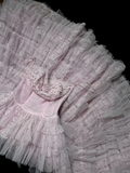 Pretty Ball Gown Strapless Tulle Light Pink Long Quinceanera Dress Formal Gowns Vestido De 15 Anos Sweet 16 Dress HZ1214