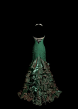 Niulatu Mermaid Strapless Dark Green 90s Long Prom Dresses Party Dress 20th Birthday Outfits Graduation Dresses HZ1214