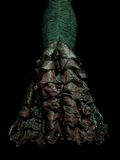 Niulatu Mermaid Strapless Dark Green 90s Long Prom Dresses Party Dress 20th Birthday Outfits Graduation Dresses HZ1214