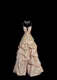 Niulatu Ball Gown Spaghetti Straps Champagne 90s Long Prom Dresses Party Dress 30th Birthday Outfits Graduation Dresses HZ1214