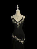 Niulatu Sheath Spaghetti Straps 1950s Retro Classy Chiffon Prom Dresses Party Dress 21st Birthday Outfits Graduation Dresses HZ1214
