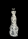 Niulatu Mermaid Strapless 1950s Retro Classy Satin Long Prom Dresses Party Dress 21st Birthday Outfits Graduation Dresses HZ1214
