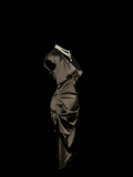 Niulatu Sheath V Neck Cap Sleeves Satin Petite Mother Of Bride Dress Party Gown Knee Length For Summer Women Wedding HZ1214