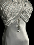 Niulatu Mermaid One Shoulder Satin 90s Long Prom Dresses Party Dress 30th Birthday Outfits Graduation Dresses HZ1214