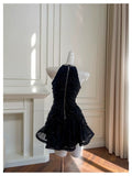 Pretty Sheath High Neck Black Summer 16th Birthday Dresses For Teens Hoco Dress Mini 18th Birthday Outfit Cocktail Dresses For Women HZ1214