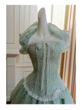 Pretty Ball Gown Strapless Mint Green Summer 16th Birthday Dresses For Teens Hoco Dress Mini 18th Birthday Outfit Cocktail Dresses For Women HZ1214