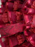 Cute Ball Gown Spaghetti Straps Burgundy Lace 8th Graduation Dresses Homecoming Dress Summer Middle School Formal Baddie Hoco Dresses Cocktail Dress HZ1214