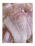 Trendy Ball Gown Spaghetti Straps Pink Lace Sleeveless Formal Short 8th Grade Homecoming Dress Summer Middle School Hoco Dresses Cocktail Dress Birthday Outfits HZ1214