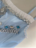 Trendy Ball Gown Spaghetti Straps Pink Satin Sleeveless Formal Short 8th Grade Homecoming Dress Summer Middle School Hoco Dresses Cocktail Dress Birthday Outfits HZ1214