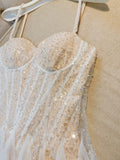 Cute A line Spaghetti Straps Champagne Formal Short 8th Grade Homecoming Dress Summer Middle School Hoco Dresses Birthday Outfits HZ1214