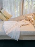 Trendy A line Spaghetti Straps Champagne Formal Short 8th Grade Homecoming Dress Summer Middle School Hoco Dresses Cocktail Dress Birthday Outfits HZ1214