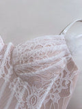 Cute A line Spaghetti Straps Champagne Lace Formal Short 8th Grade Homecoming Dress Summer Middle School Hoco Dresses Birthday Outfits HZ1214