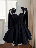 Sexy A Line Spaghetti Straps Sleeveless Formal Short 8th Grade Homecoming Dress Summer Middle School Hoco Dresses Birthday Outfits HZ1214