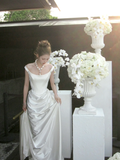 Simple Wedding Dress Sheath Off The Shoulder Summer Long White Wedding Dresses Bride Dress Bridal Gowns HZ1214