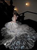 Pretty Wedding Dress Mermaid Sweetheart White Long Luxury Wedding Dresses Bridal Gowns Brides Gown HZ1214