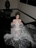 Pretty Wedding Dress Mermaid Sweetheart White Long Luxury Wedding Dresses Bridal Gowns Brides Gown HZ1214
