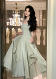 Niulatu Ruffles Midi Dresses Summer New Evening Dress Women Clothes Fashion Lady Sundress HZ1007