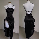 Niulatu High Low Halter Burgundy Birthday Outfits Homecoming Dress HZ1110