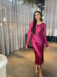 Niulatu Long Dress for Wedding Guest Fashion Evening Dress HZ1007