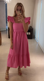Niulatu A-line Evening Dress Satin Vacation Dresses HZ1007