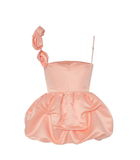 Niulatu Pink Ruffles Short Prom Dress Homecoming Dress HZ0113