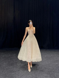 Niulatu A-line Midi-length Evening Dress Glam Dress HZ1007