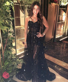 Niulatu Fashion A Line Long Evening Dress HZ1007
