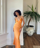 Niulatu Satin Long Prom Dress Party Dress HZ0113