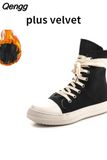 Niulatu for Men and Women Couples Thick-soled Canvas Shoes for Fall/winter 2025 New Wild Student Casual Shoes Tide DJSE