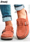 Niulatu Women Retro Shoes Slip on Mules Ladies Comfort Flats Female New Plus Size 43 Casual Men Summer Flat Clogs Zapatos Mujer DJSE