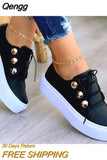Niulatu 43 Women's PU Leather Platform Sneakers 2025 New Fashion Sport Vulcanized Shoes Woman Lace Up Flats Zapatos De Mujer DJSE